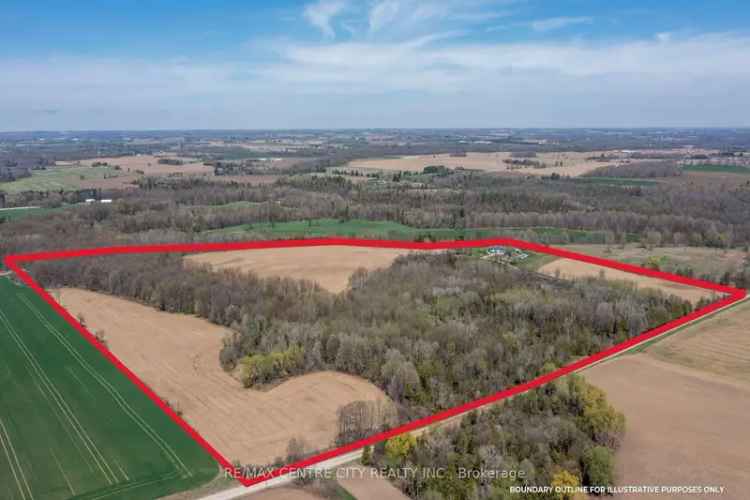 78-Acre Farm near Innerkip Updated Farmhouse Saltwater Pool Shop
