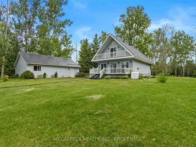 15-Acre Country Home near 401 with 1.5 Story, 2 Baths, and Detached Garage