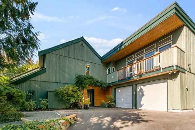 Waterfront Lions Bay Home Along Howe Sound Hits Market for $2.8M