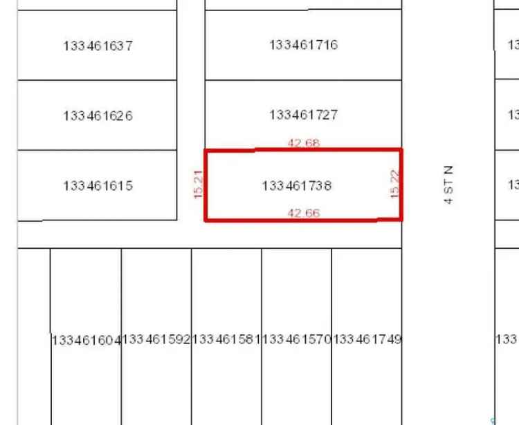 Nipawin SK Vacant Lot R2 Zoned Residential Land for Sale