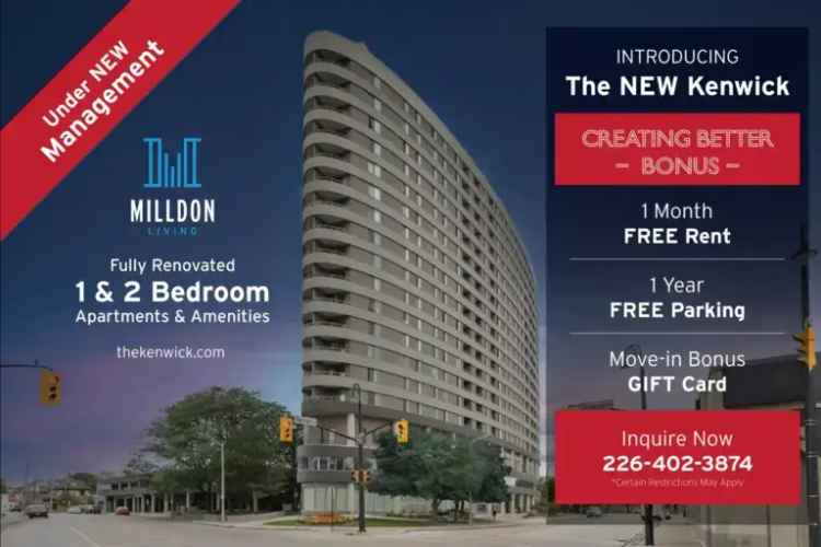 Rent Junior One Bedroom Suites in Sarnia with Stunning Water Views