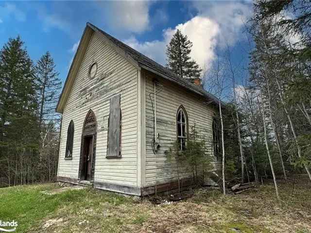 Historic Church Reclamation Project Ahmic Harbour