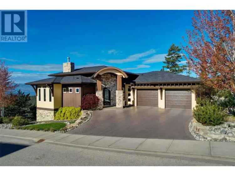 Luxury Kelowna Home with Triple Garage, Pool, and Stunning Views