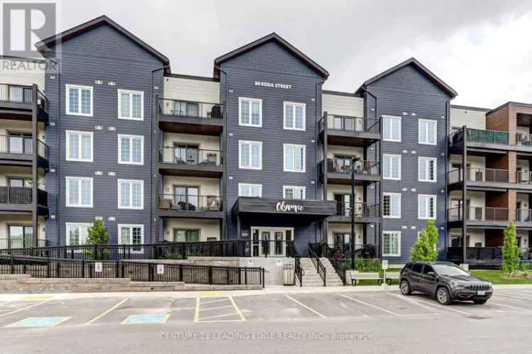 1 Bedroom Condo in Barrie - Open Concept, Balcony, Parking & Locker