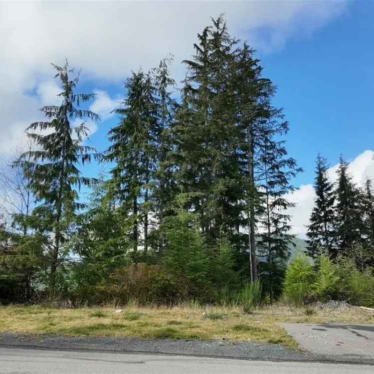 Lot for Sale in Port Renfrew with Ocean and Mountain Views