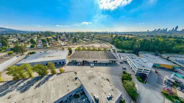 Buy industrial property adjacent units North Burnaby with highway access