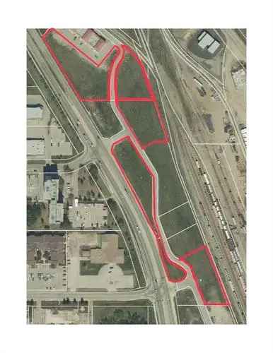 Vacant land for sale in Railtown Grande Prairie with great exposure