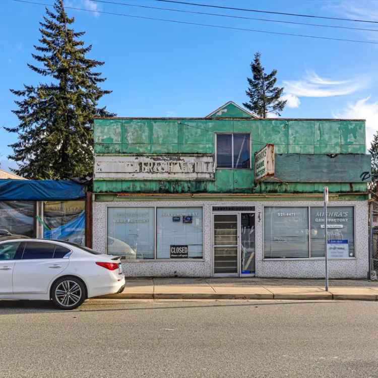 Retail for Sale in Edmonds with Live Work Layout and Development Potential