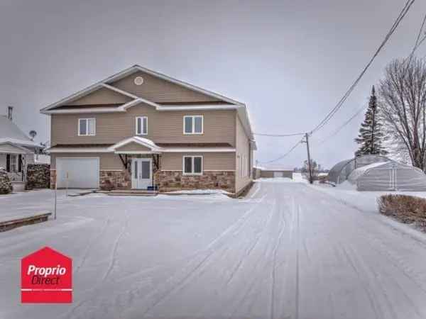 Two-Story House for Sale Mauricie Radiant Floor Heating Indoor Spa