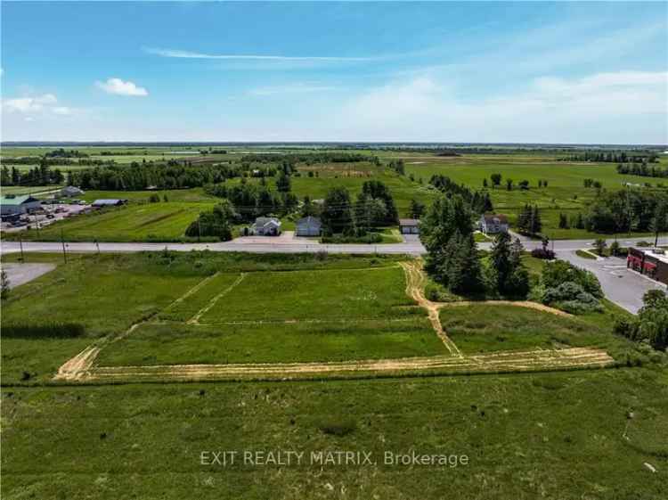 Land For Sale in 609, Telegraph Road, Alfred and Plantagenet, Ontario