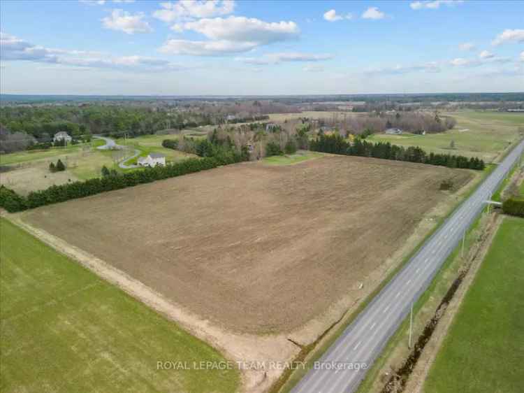 Kanata North 7.58 Acre Lot - Breathtaking Sunset Views