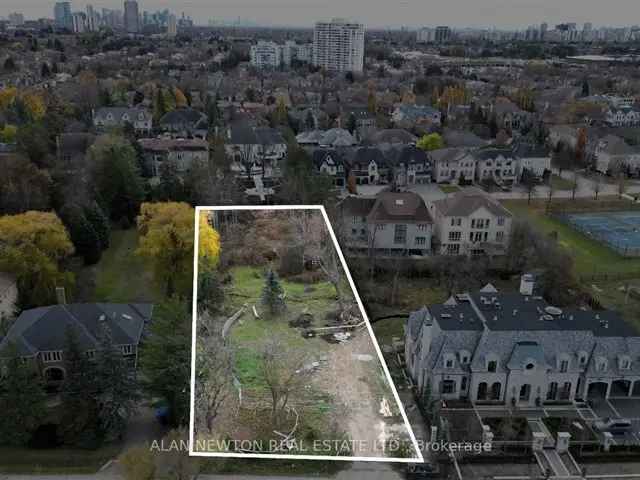 Luxury South-Facing Ravine Lot with Severance Potential in Thornhill