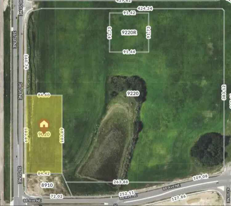 3.85 Acres Commercial Land C-COR 2 Zoning YYC Airport