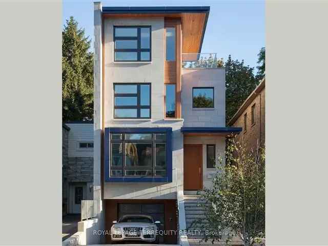 Architect-Designed Home 4 Levels Central Atrium Master Suite Family Room Fireplace 5 Bedrooms 35 Bathrooms 3 Parking