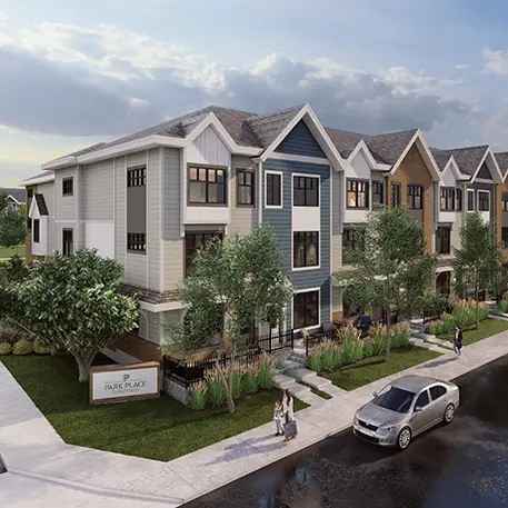 Buy Townhome Park Place Mahogany New Home with Modern Design