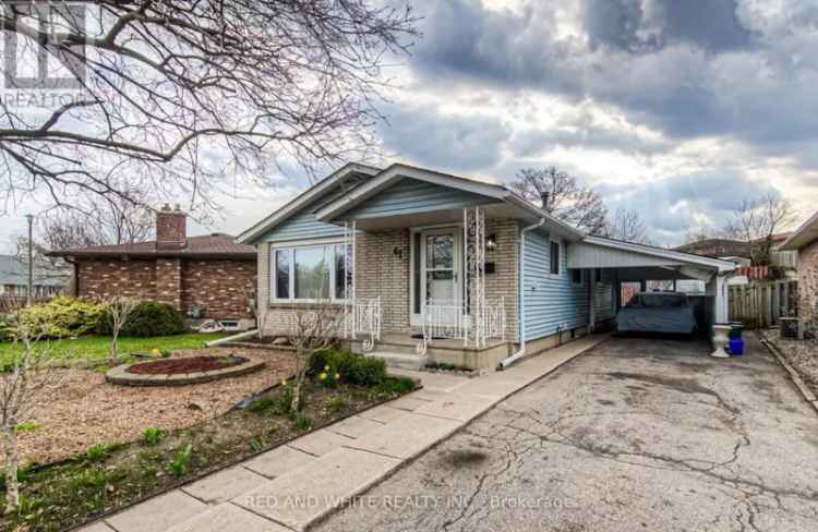 Charming Bungalow in East Galt - Renovated Main Floor & Finished Basement