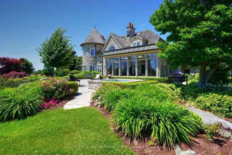 Lake Ontario Estate: 9-Acre Waterfront Property with Exquisite Features