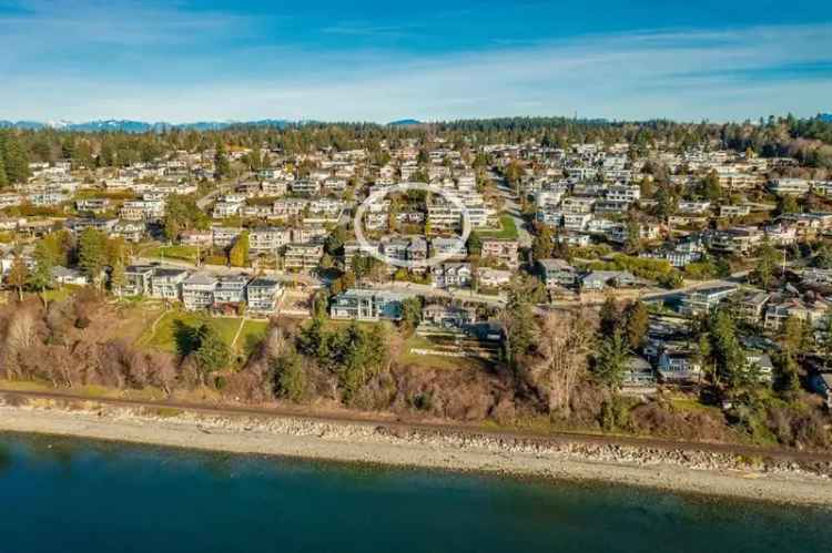 White Rock Ocean View Estate Lot - Panoramic Views - Redevelopment Potential