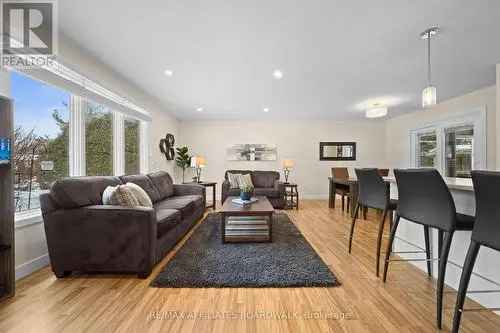 Charming detached home for sale in Manotick Ottawa with renovated kitchen