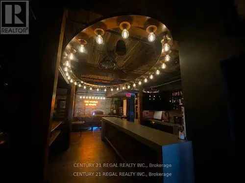 Distillery District Bar Entertainment Space for Sale Liquor License Included