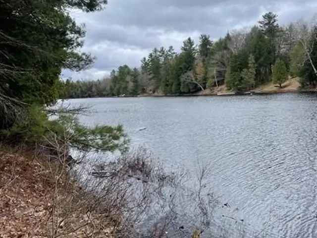 2.8 Acre Private Lakefront Lot with Great Views