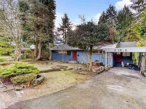 For Sale Charming House in Highlands North Vancouver with Potential