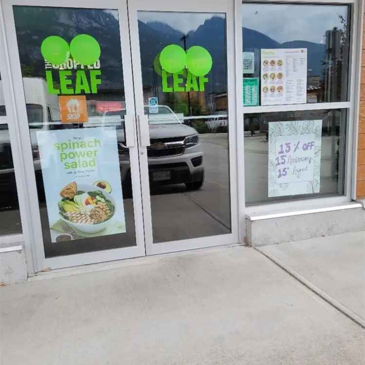 Squamish Health Food Restaurant Franchise For Sale