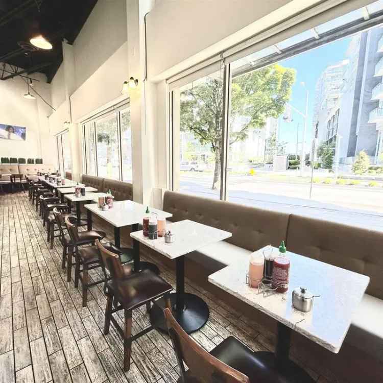 Buy High Foot Traffic Restaurant in Richmond with Lease Negotiation Opportunity