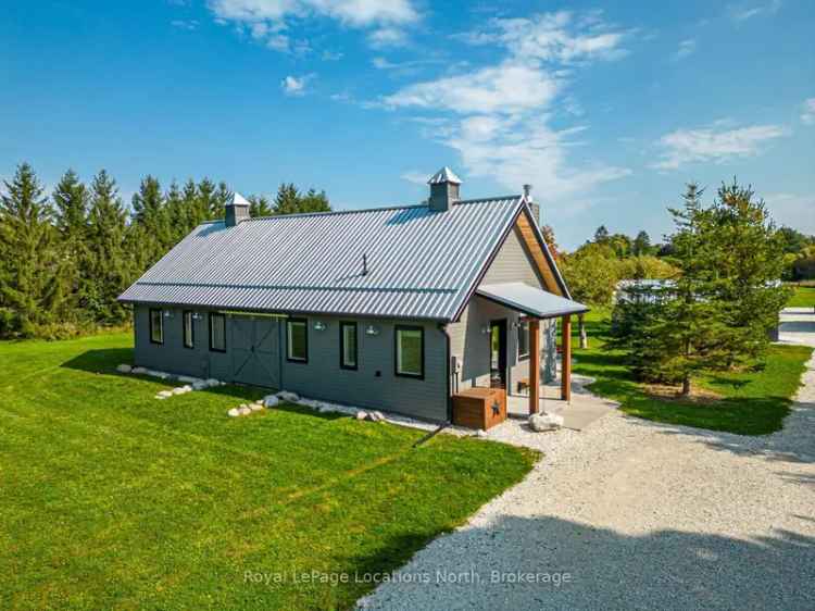 Custom Timber Frame Home on 3.4 Acres Near Meaford