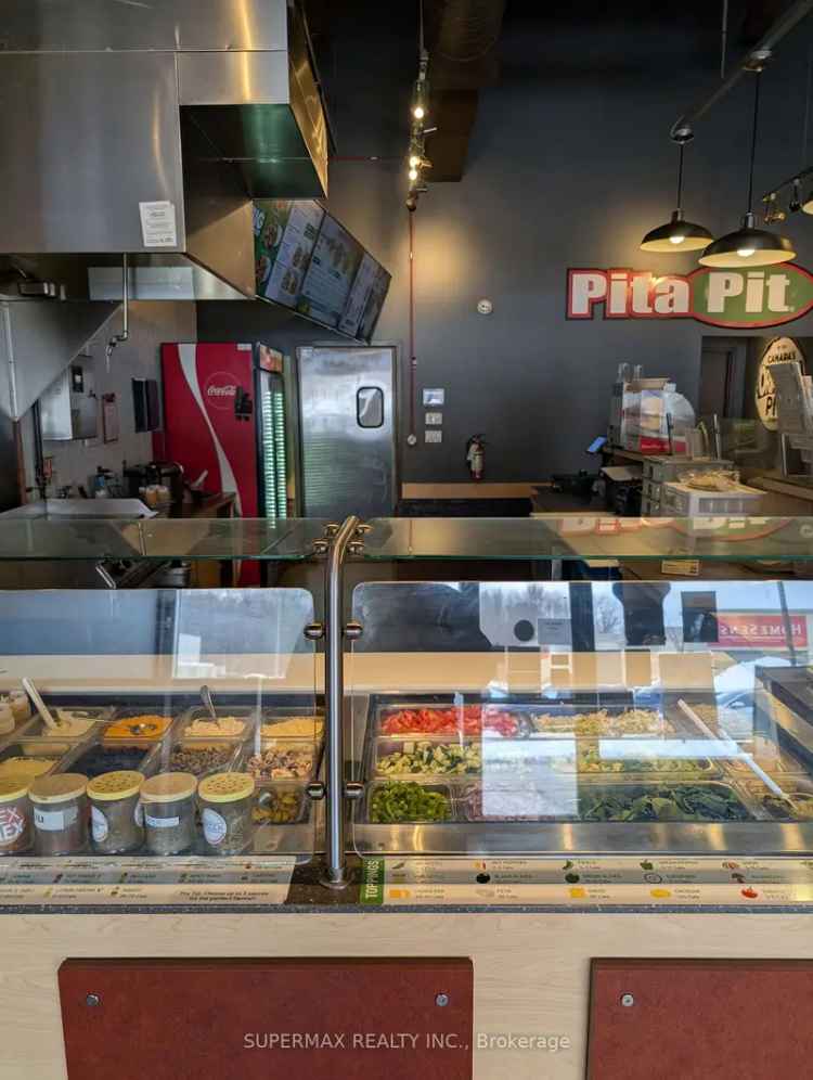 Profitable Pita Pit Franchise for Sale in NW London