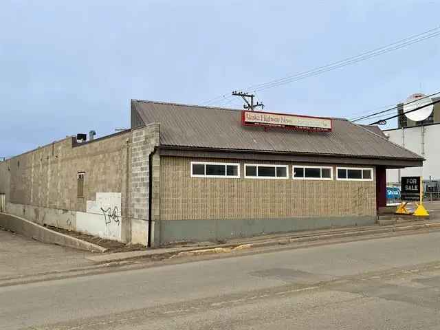 Downtown Concrete Block Building Warehouse Office Manufacturing