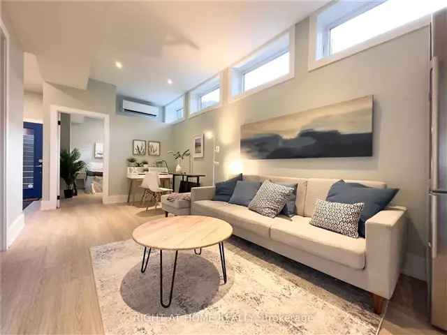 Modern Leslieville Home Multi Generational Living Separate Basement Apartment