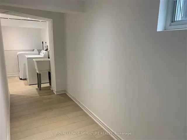 1 Bedroom Basement Apartment with Full Kitchen and Parking