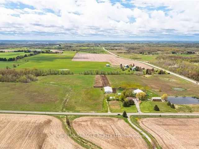 49.22 Acres Farmhouse 3 Bedrooms 2 Car Garage Barns Storage