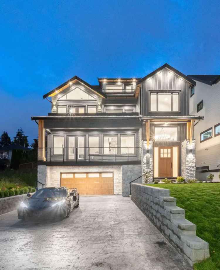 Luxury 7 Bed 7 Bath Custom Home Maple Ridge Mountain Views