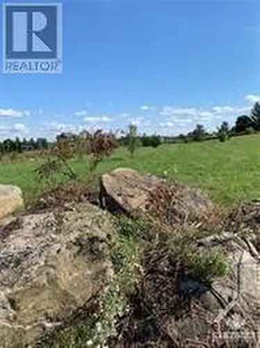 Vacant Land For Sale In Manotick, Ottawa, Ontario