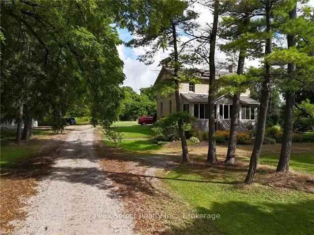 25 Acres with Historic Brick Home & Garages - Retirement or Hobby Farm