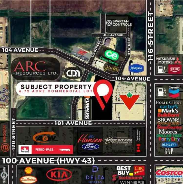 Commercial land For Rent in Town of Westlock, Alberta