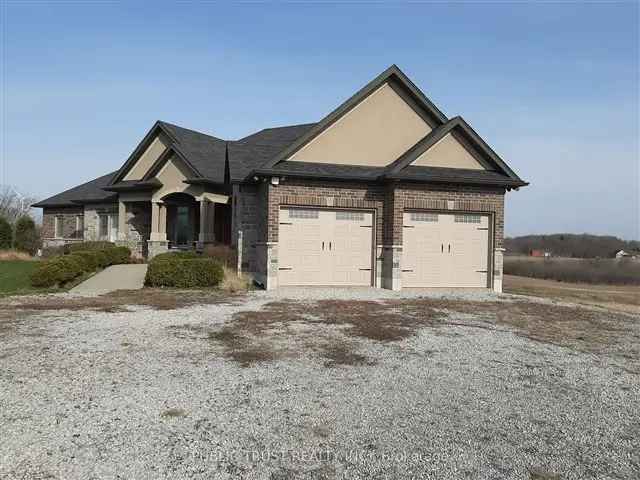 Custom Bungalow on 16 Acres with Barns and Unique Villa