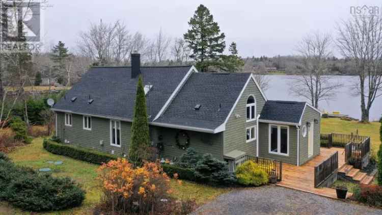 Lakefront Home with Private Beach and Detached Garage