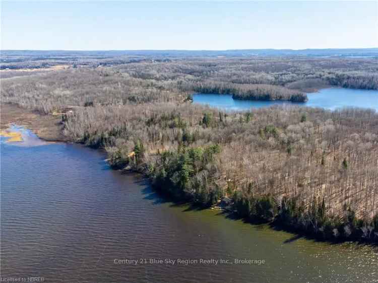 Buy Waterfront Land with Cottage in East Ferris