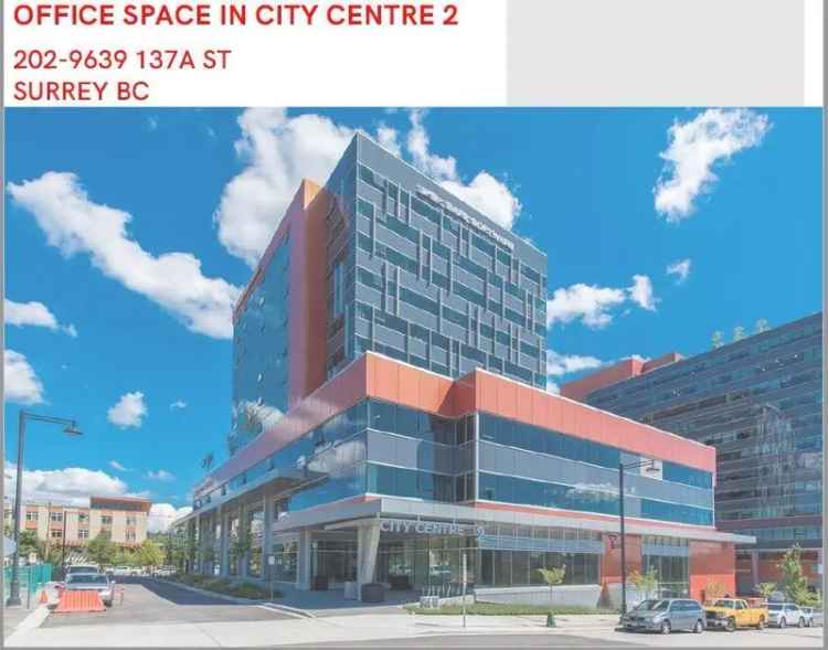 City Centre Office Space for Lease 2088 sqft