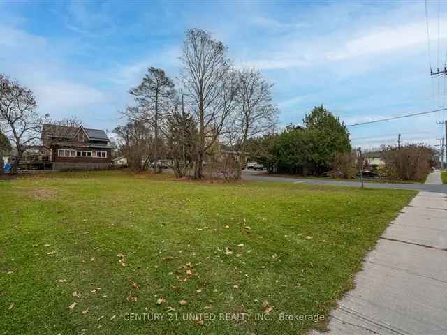 Lakefield Dream Home Lot: Level Corner Lot in Peaceful Village Setting