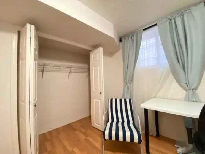 Bright Furnished 3-Bedroom Basement Suite Near University of Alberta