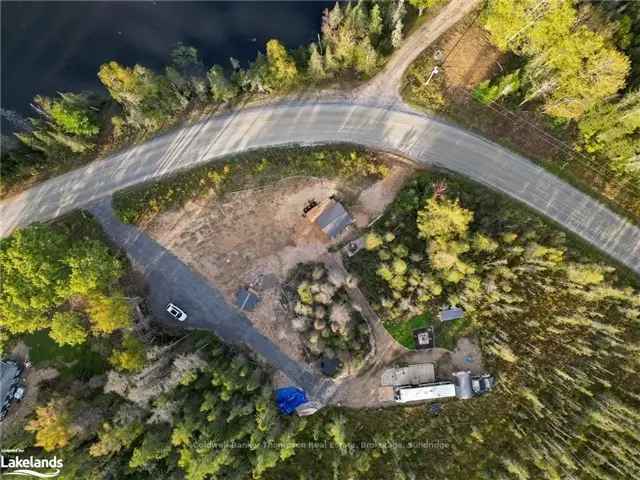 South River Waterfront Access Lot near Algonquin Park