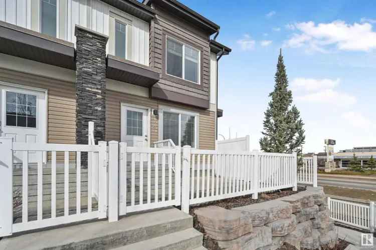2 Bedrm End Unit Townhome in Southeast Edmonton