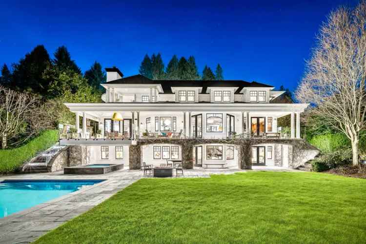 Altamont House West Vancouver Ocean View Estate