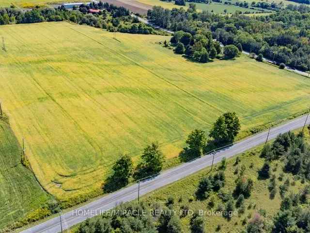 26.24 Acre Land Oshawa Clarington Border Dream Home Investment