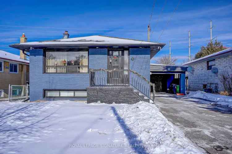 Spacious 3+3 Bedroom Bungalow with In-Law Suite Near Subway and GO