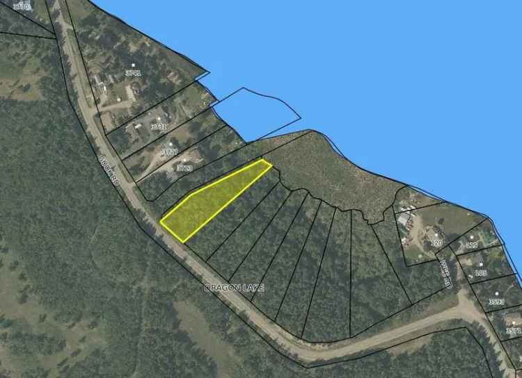 Lakefront Lot for Sale on Dragon Lake